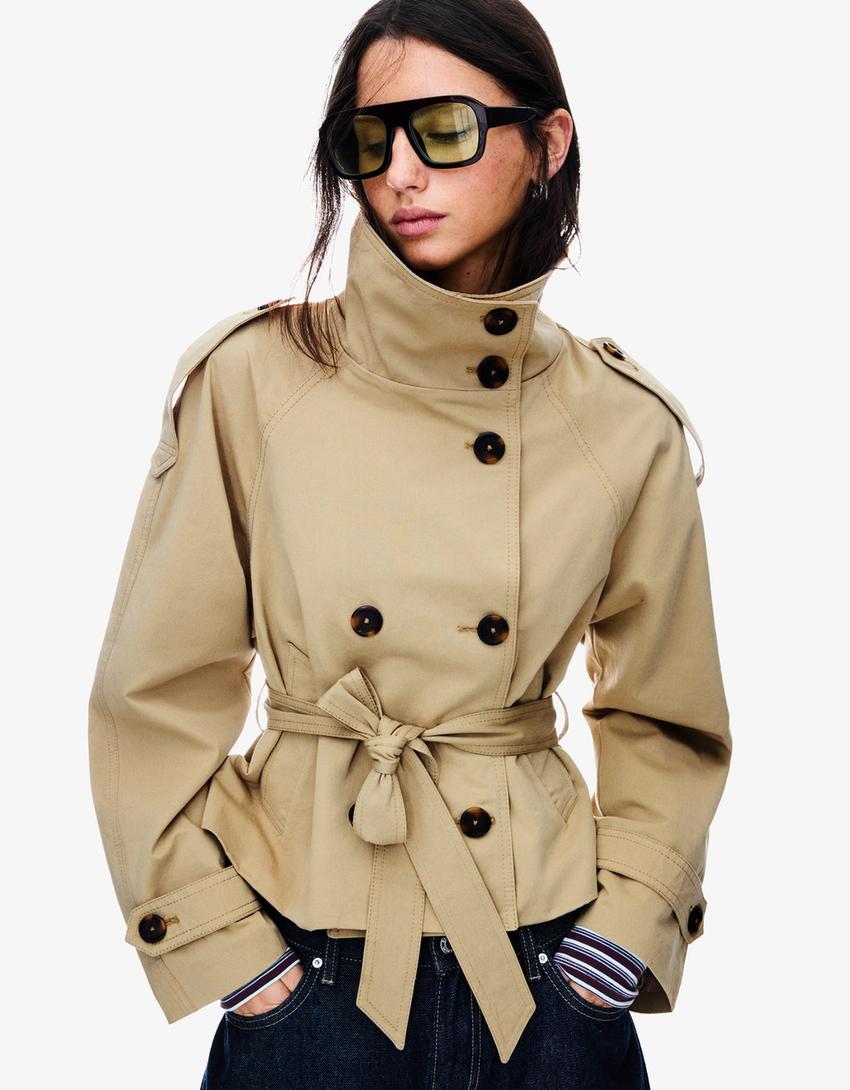 Aveline Short Trench Coat
