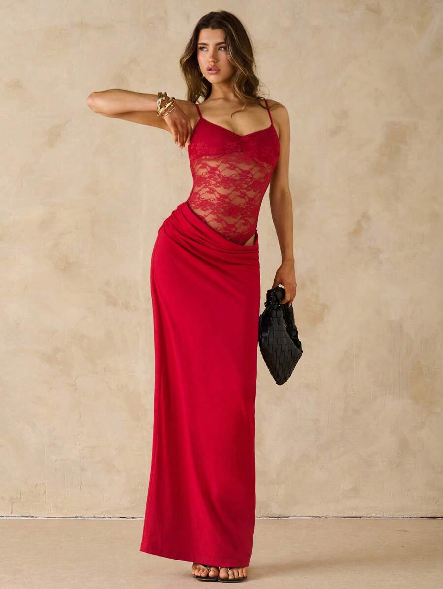 Nerina Lace Maxi Dress