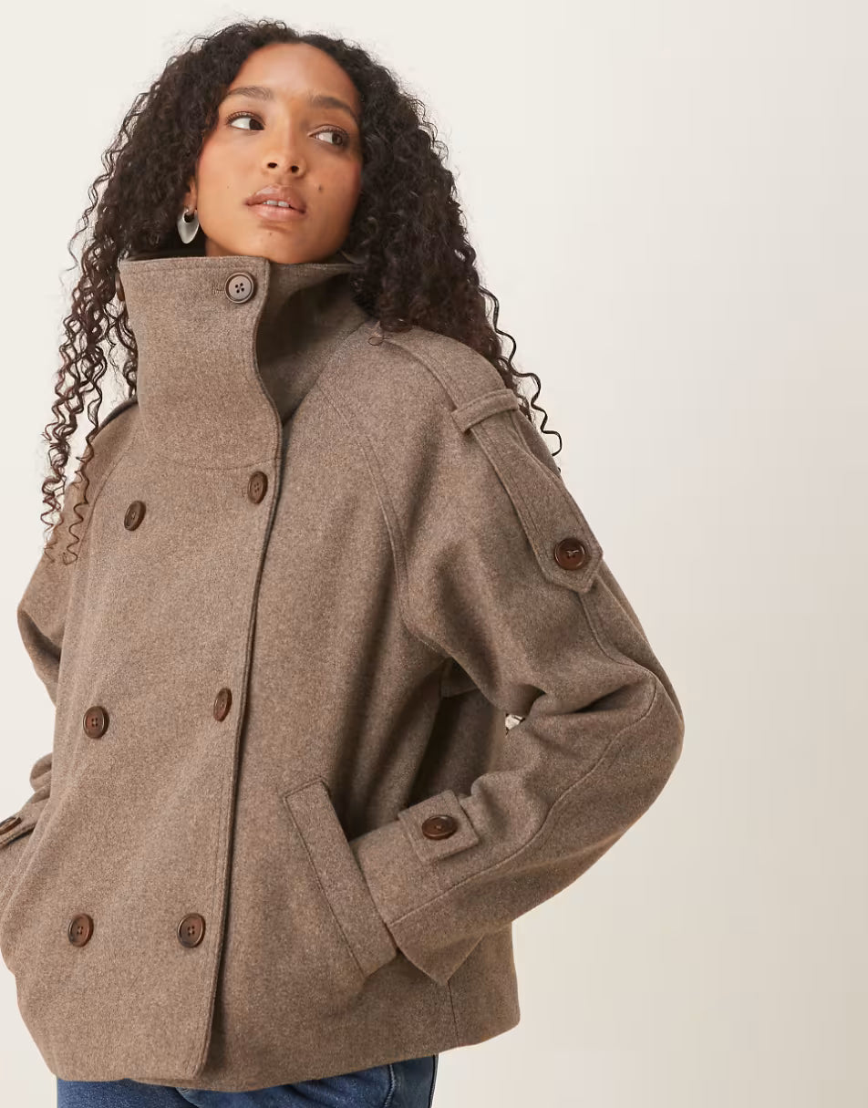 Elowen Cropped Trench Coat