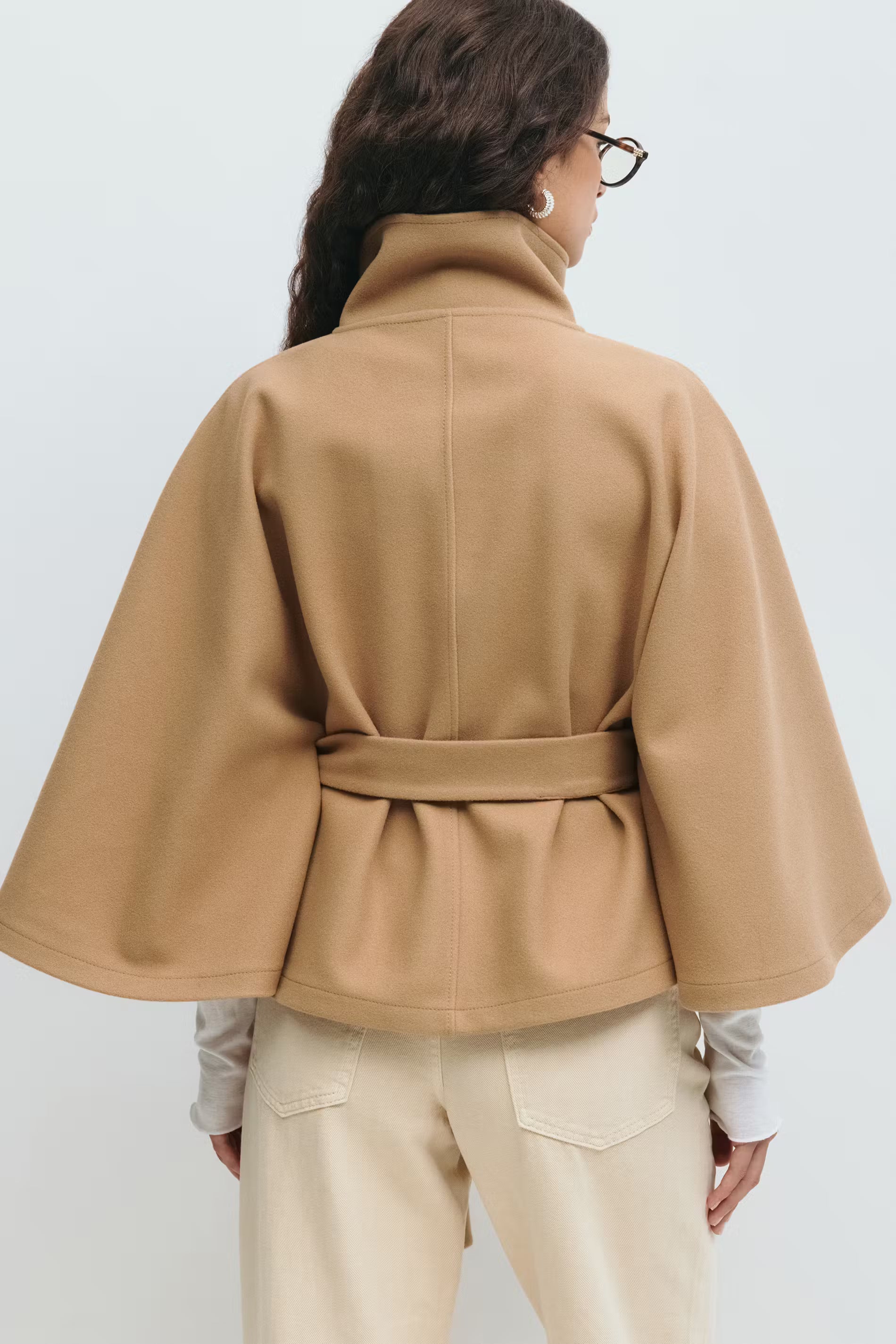 Seraphine Cape Jacket Beige