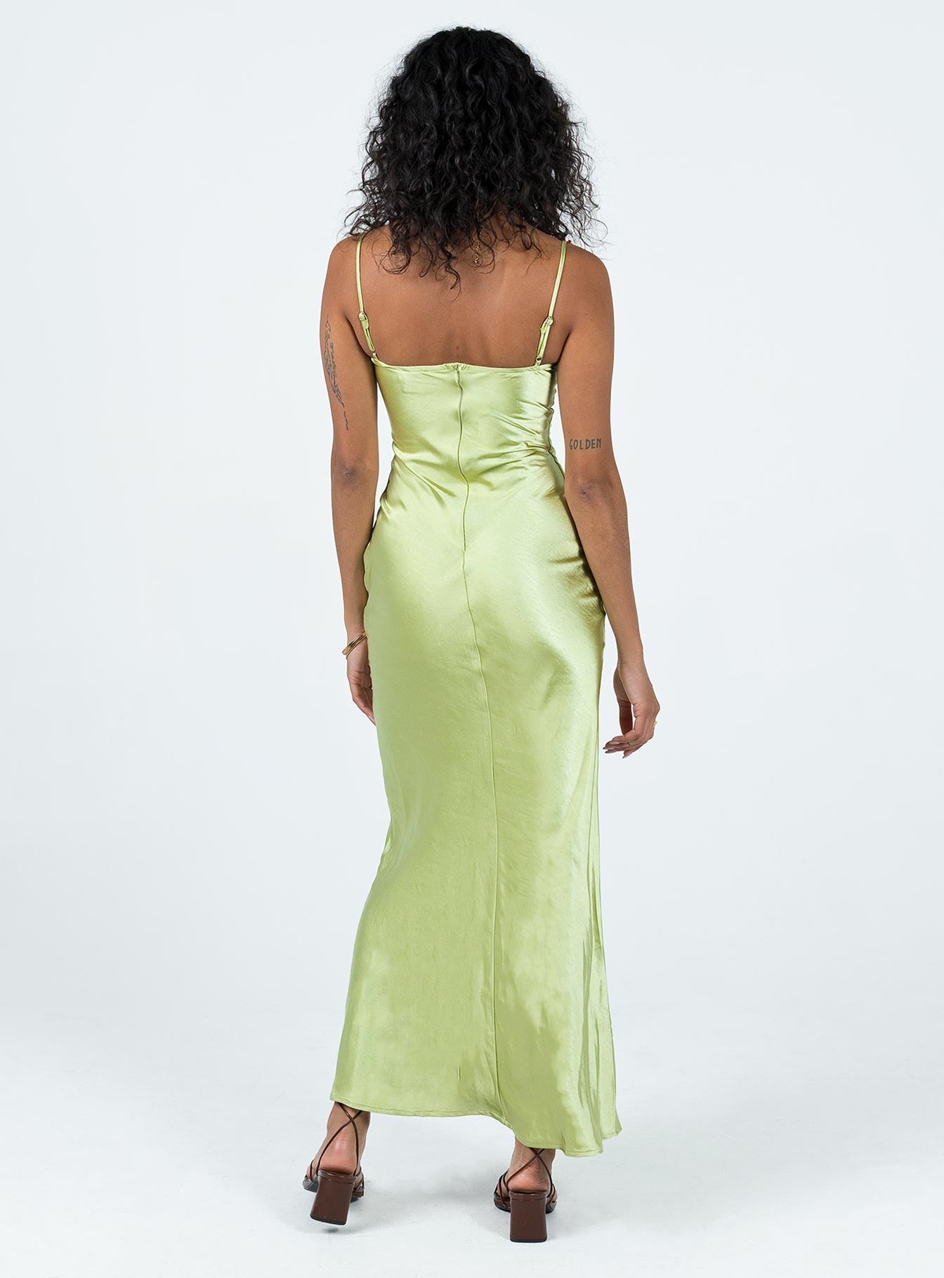 Kenzie Blossom Satin Maxi Dress