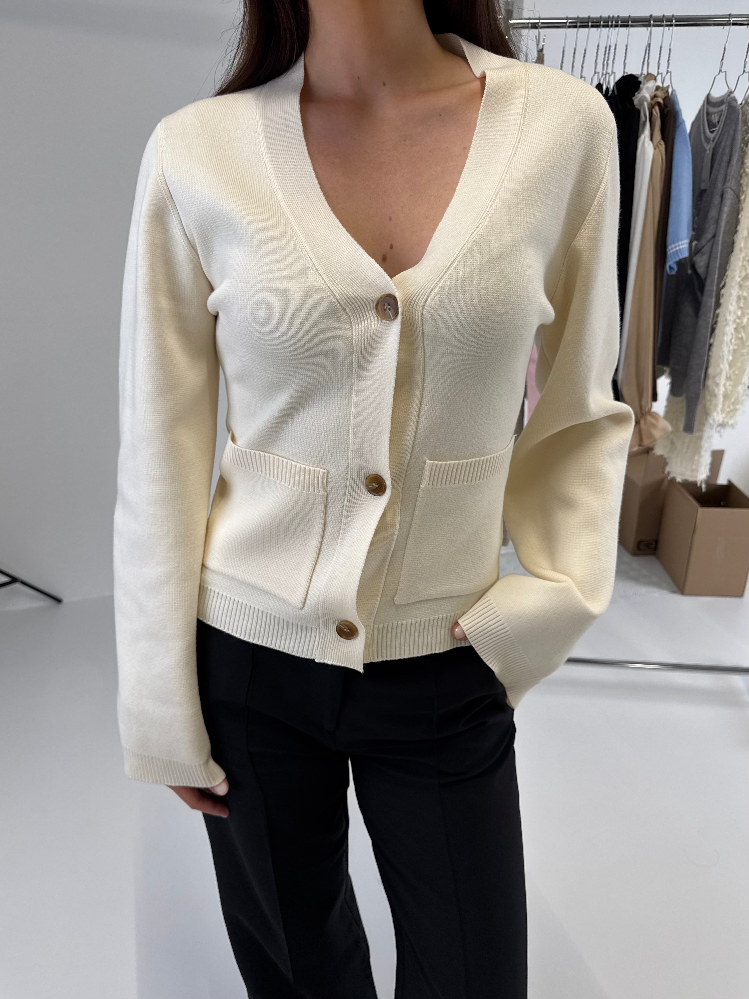 Aurelia Cream Cardigan