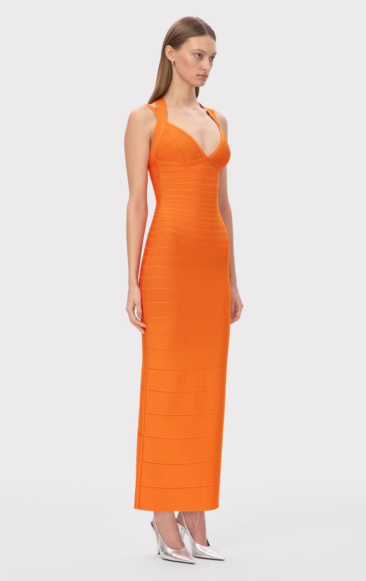 Amarisse Sutton Orange Gown