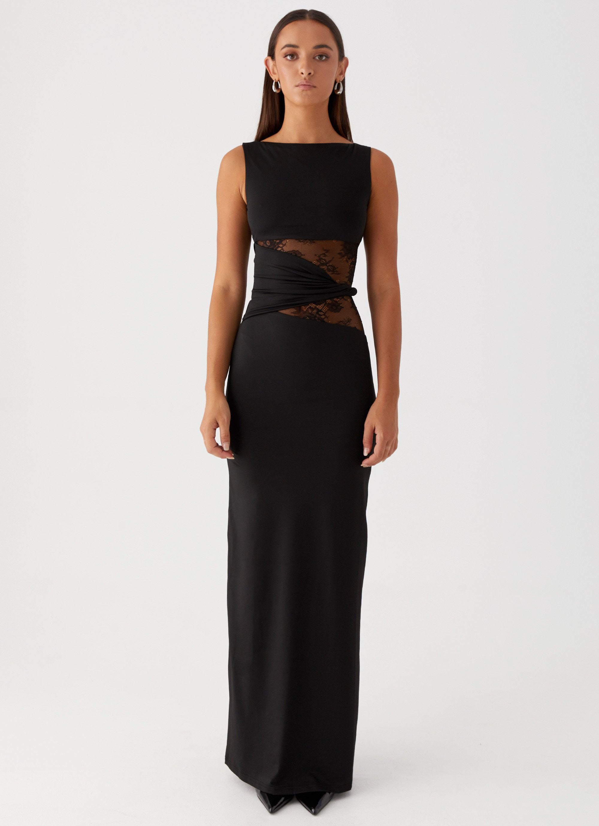 Selene Black Maxi Dress