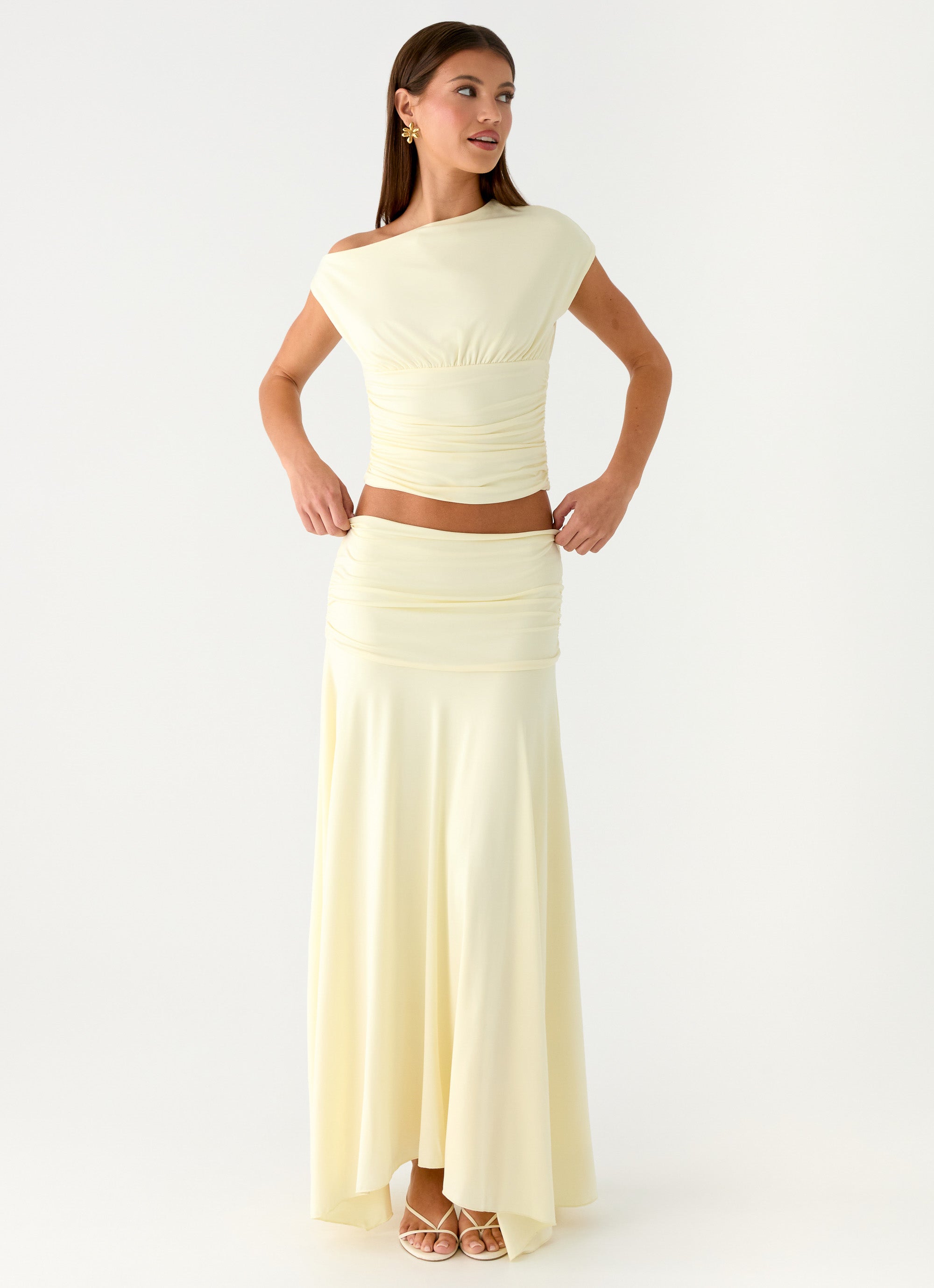 Aveline Ruched Maxi Ensemble