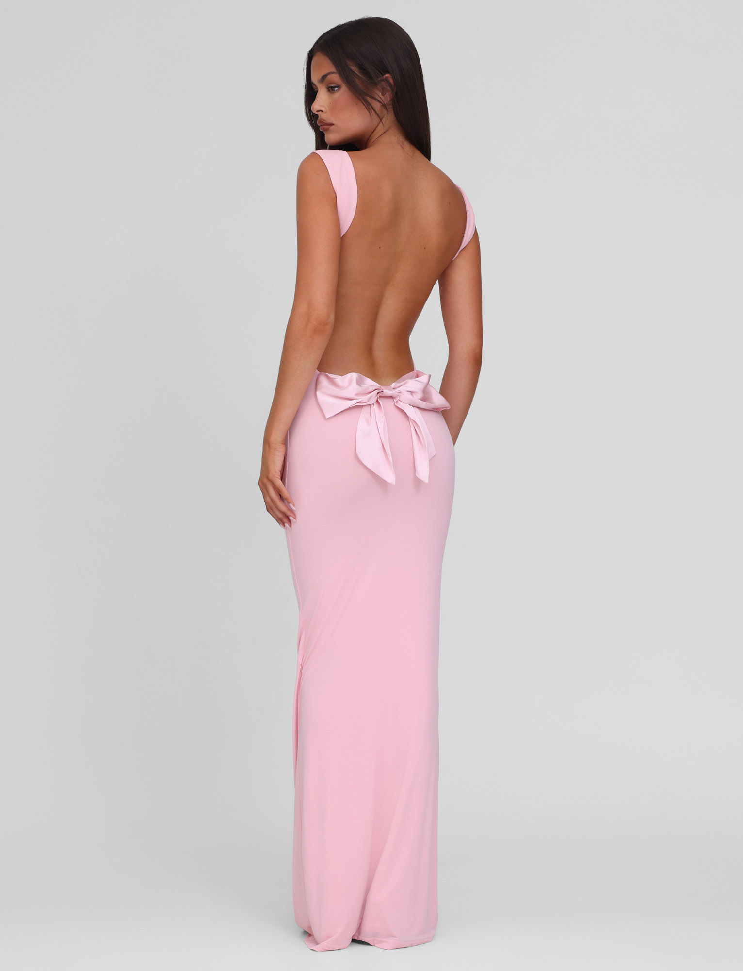 Zaria Bow Back Maxi Dress