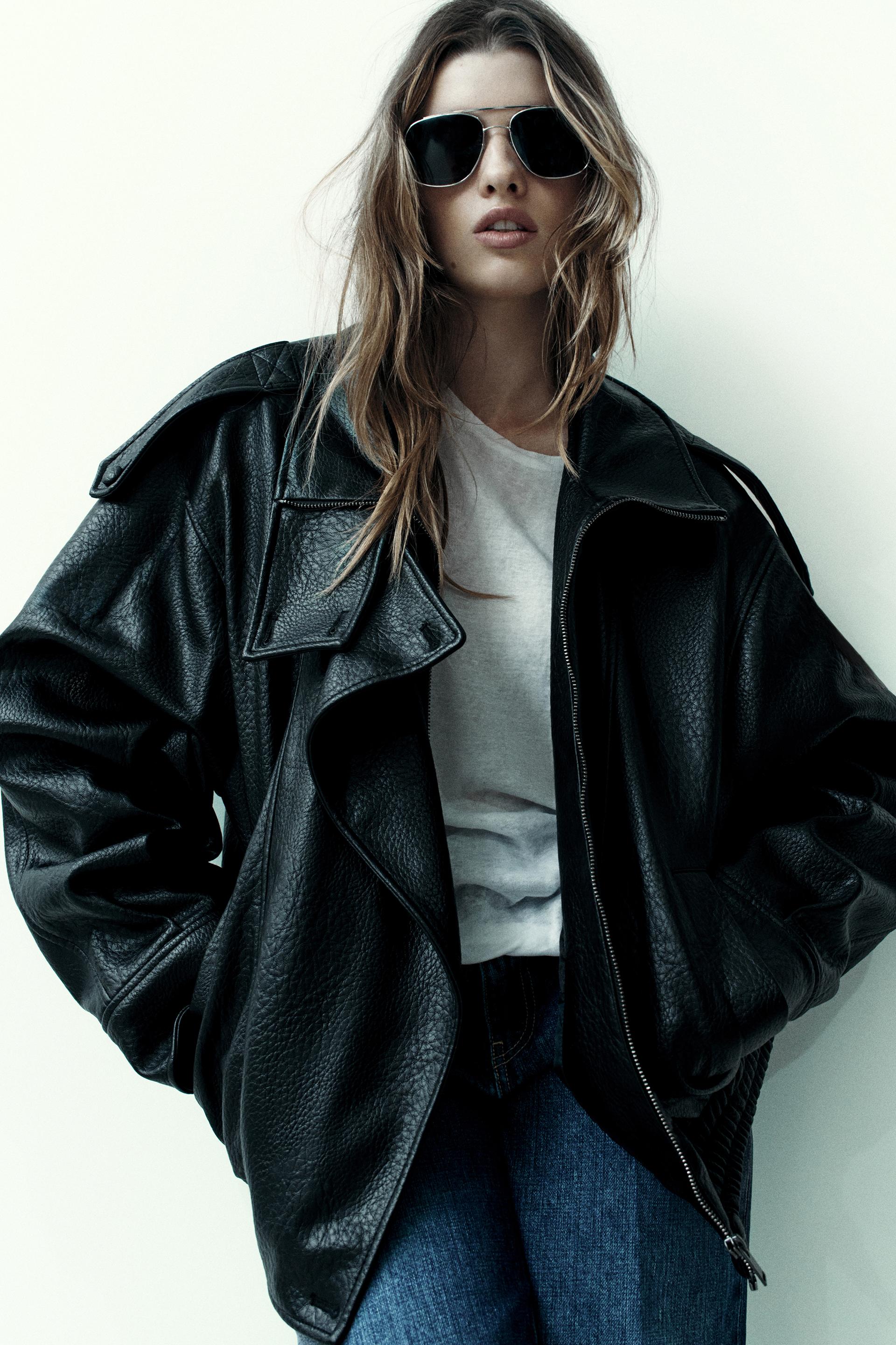 Kaia Faux Leather Jacket