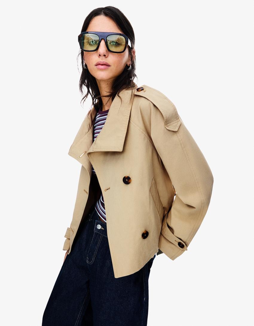 Aveline Short Trench Coat