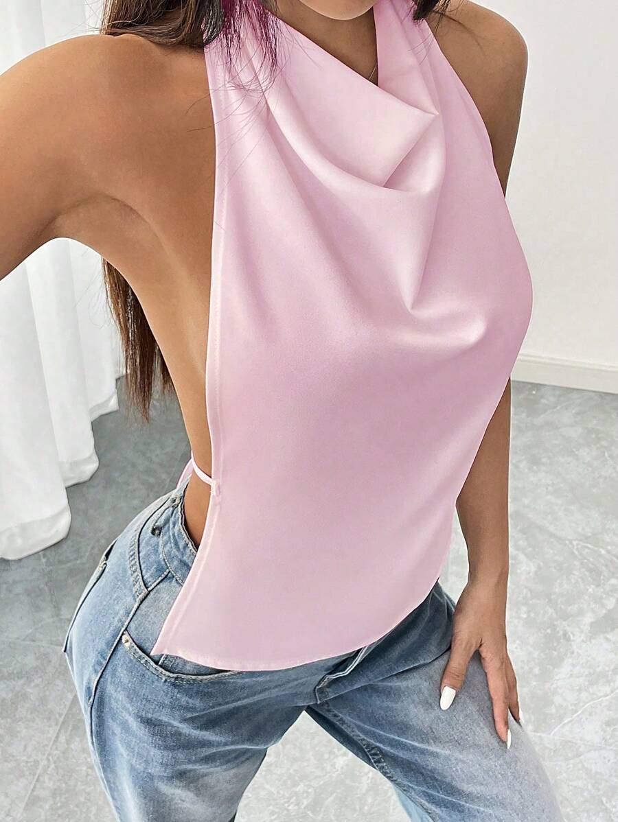 Amaya Halter Tie Top