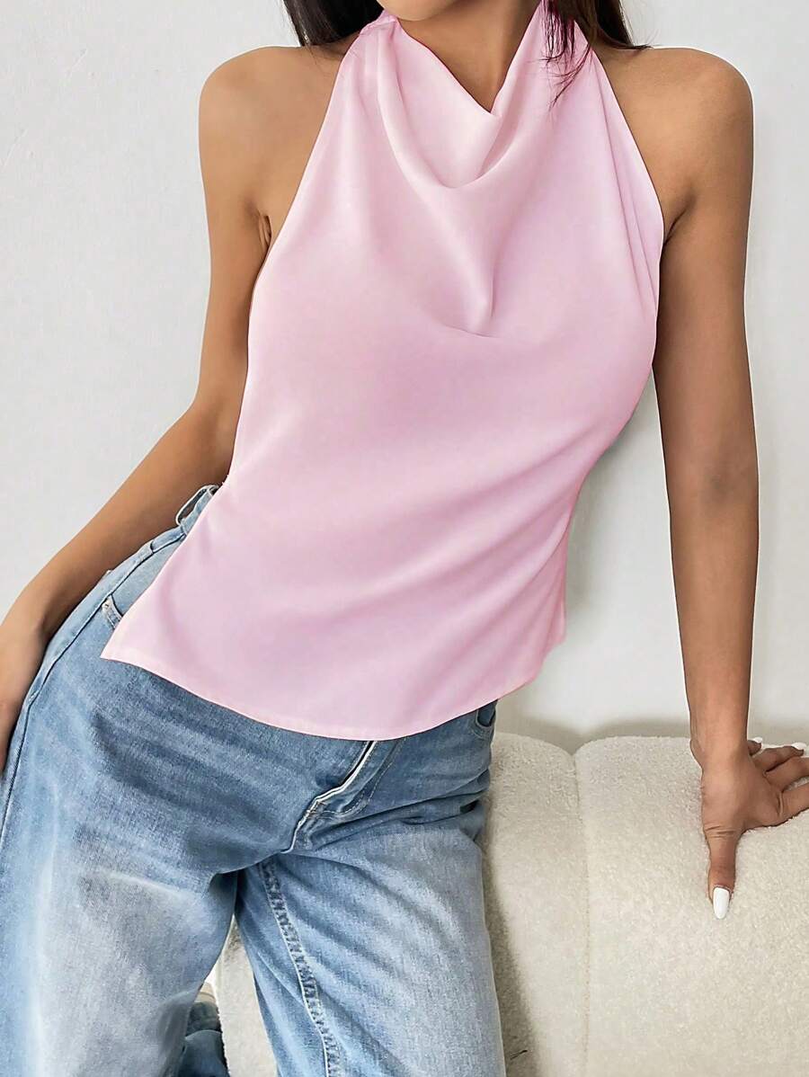 Amaya Halter Tie Top