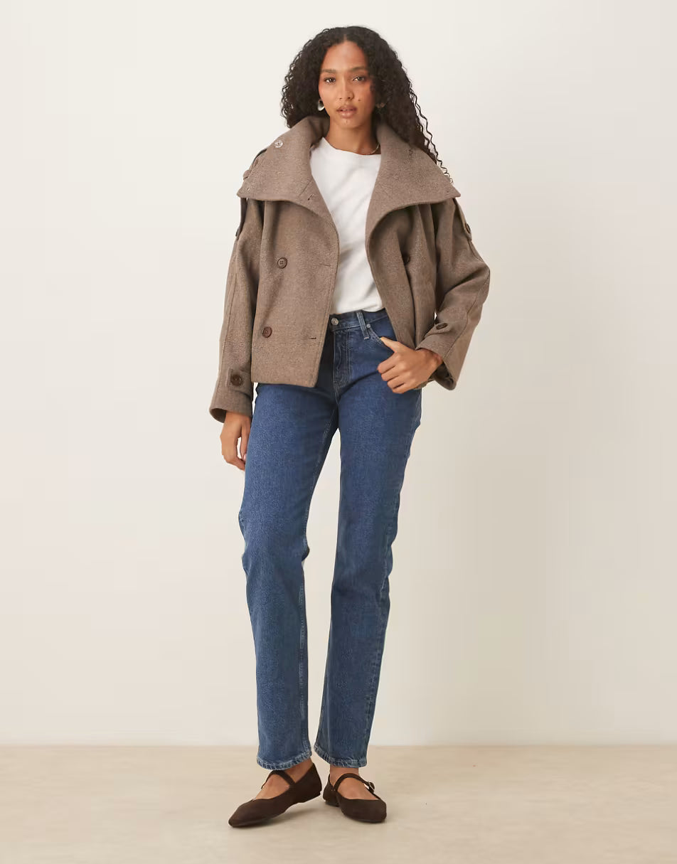 Elowen Cropped Trench Coat