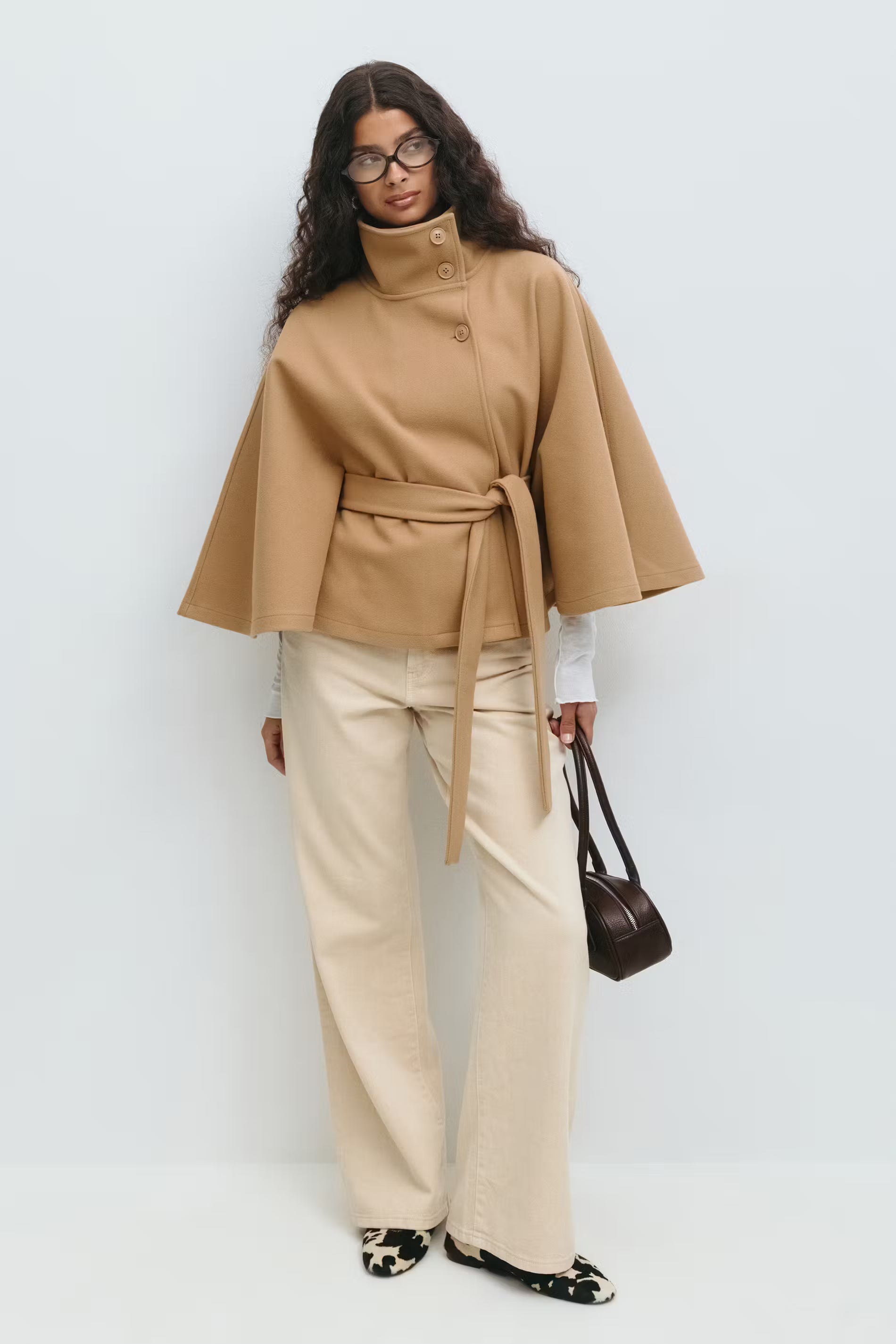 Seraphine Cape Jacket Beige