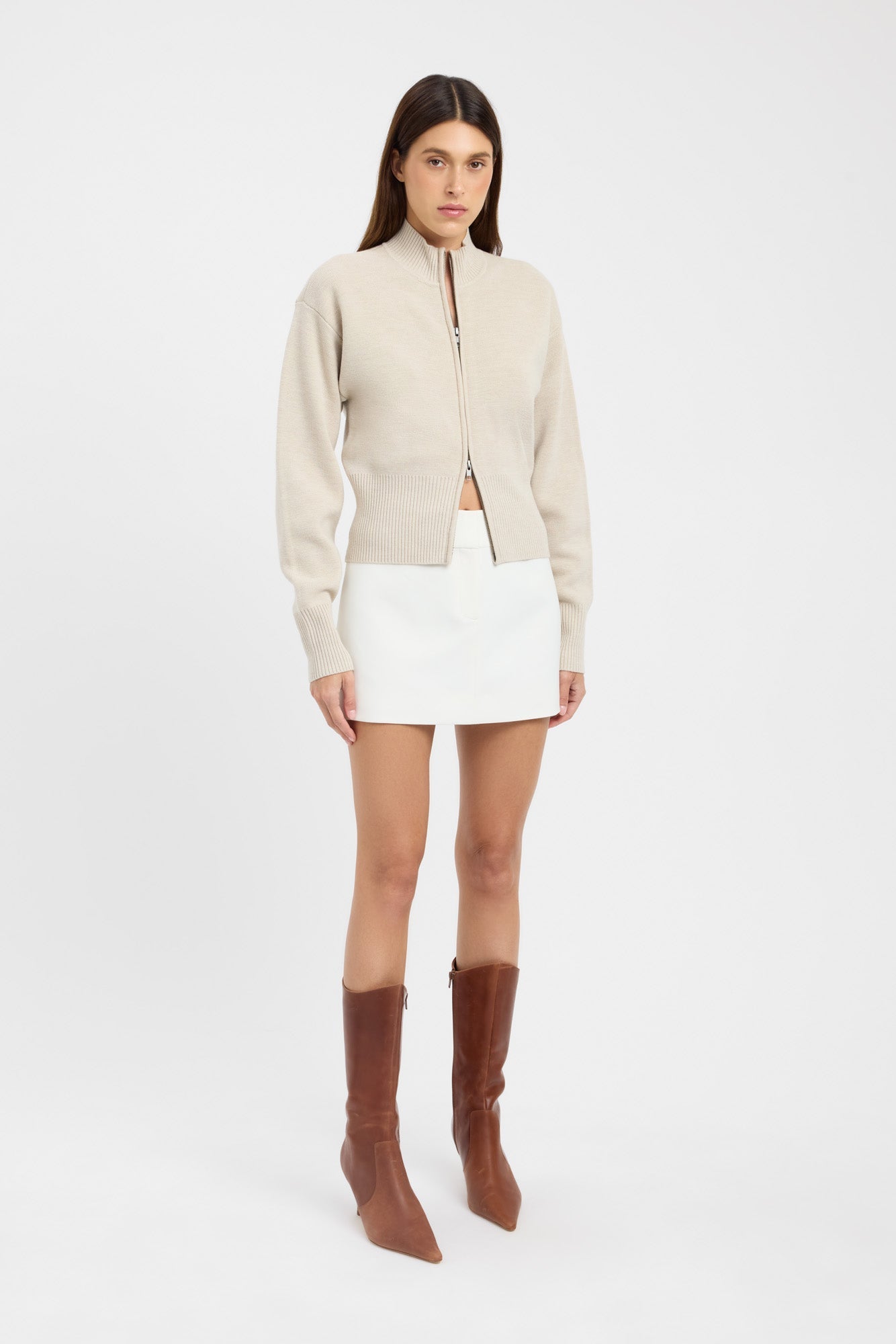 Marcella Zip Cardigan