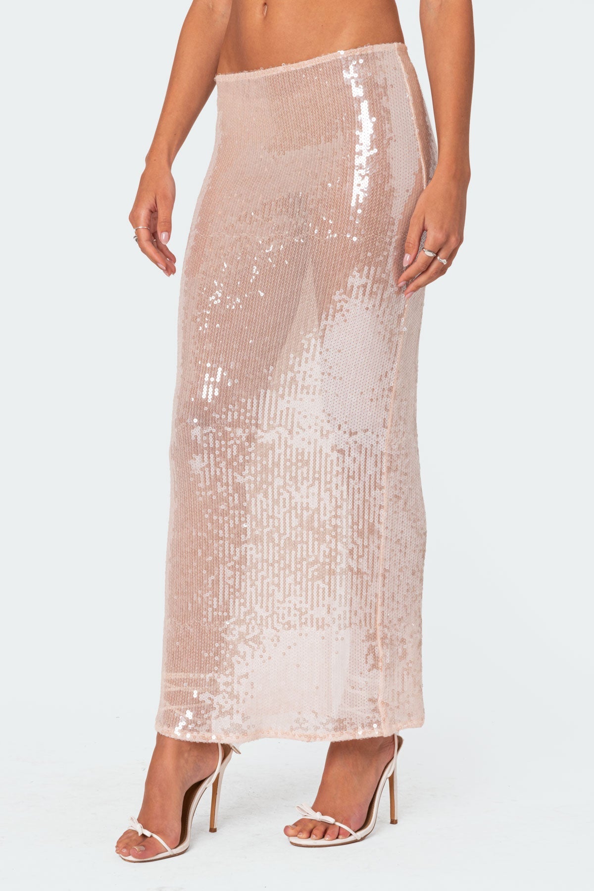 Aurelia Sequin Maxi Skirt