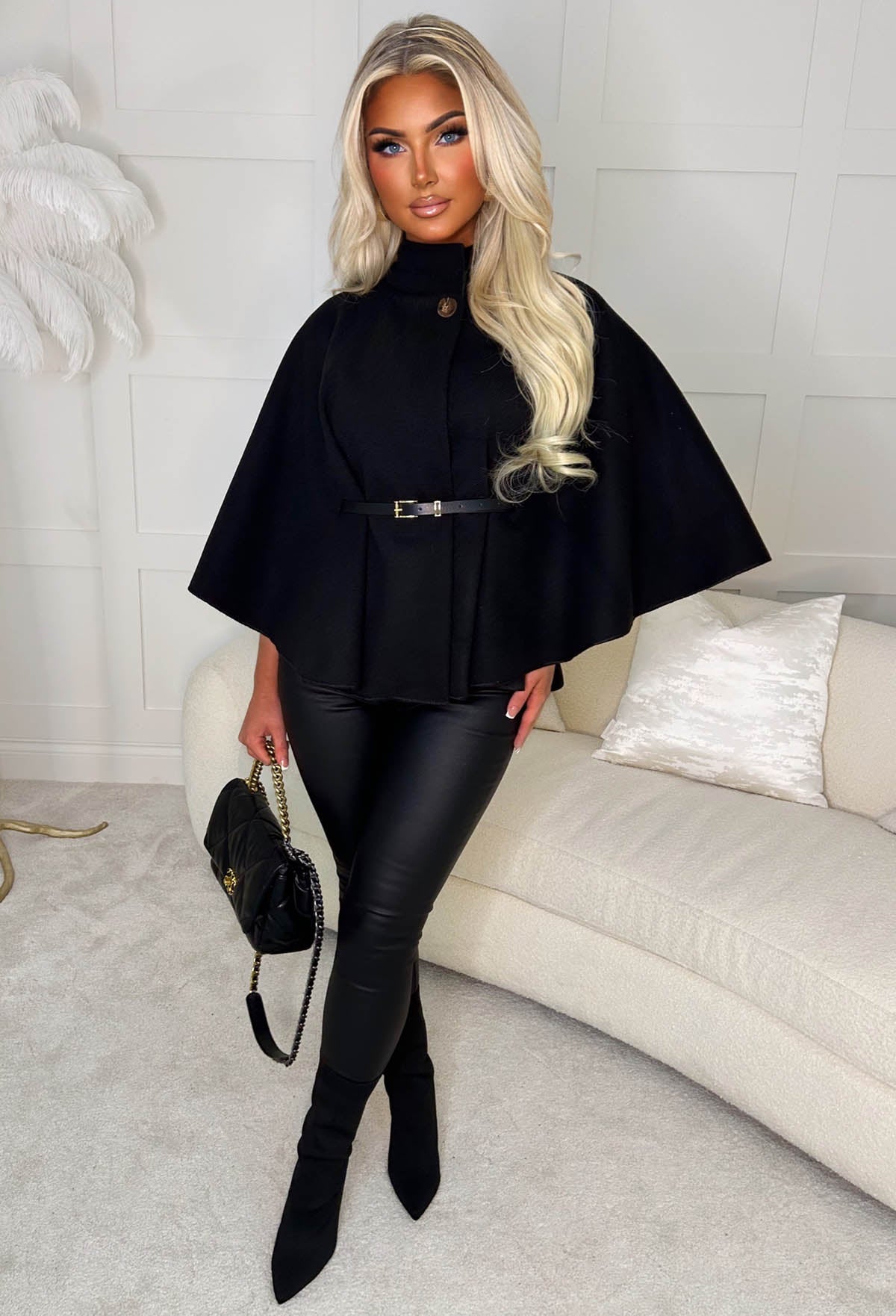 Nocturne Black Cape Jacket