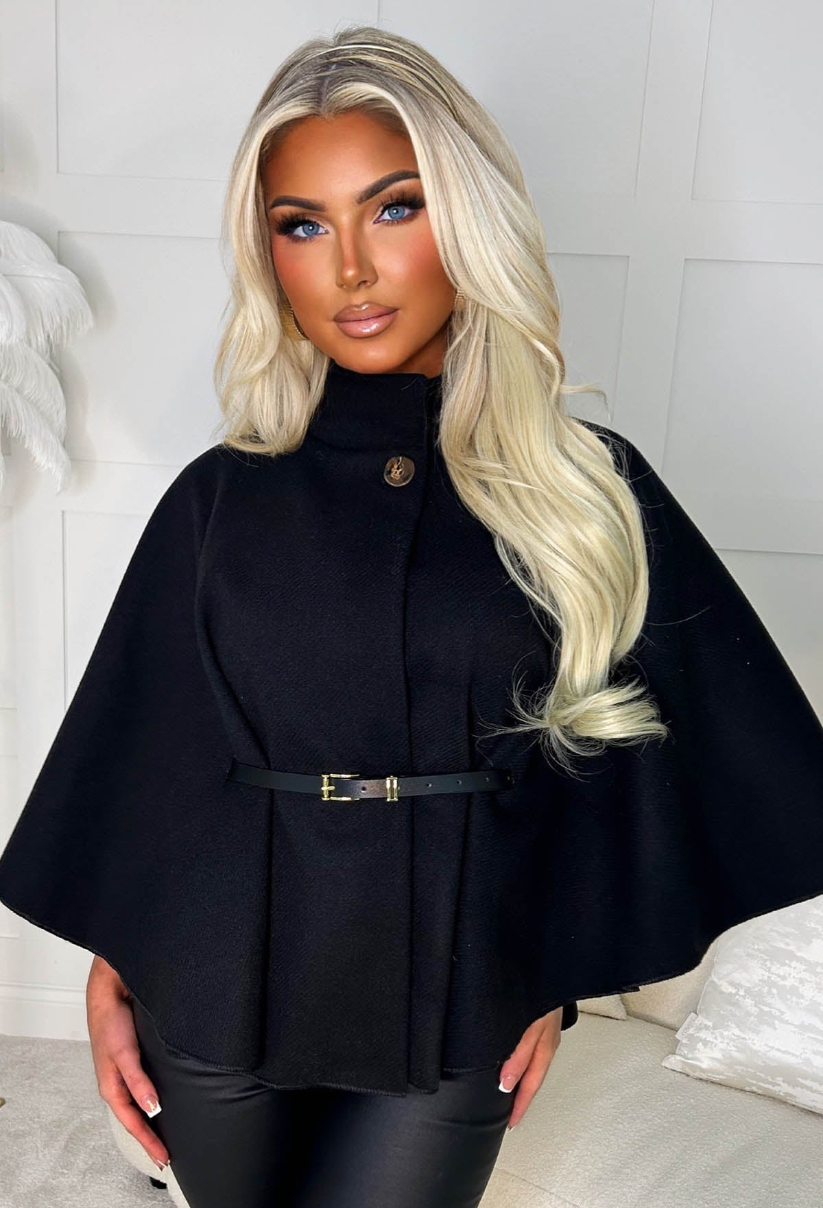 Nocturne Black Cape Jacket