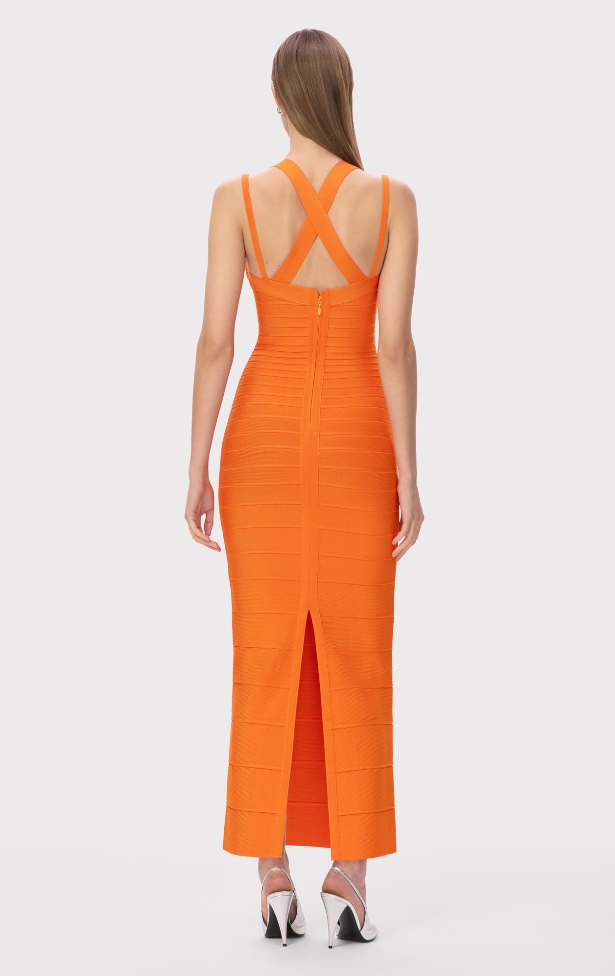 Amarisse Sutton Orange Gown