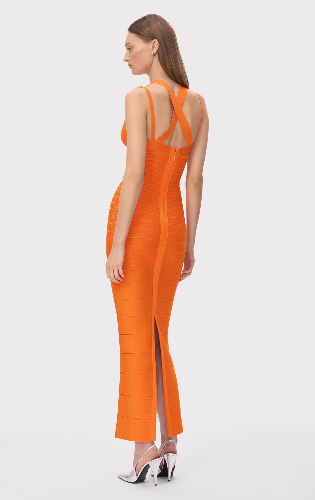 Amarisse Sutton Orange Gown