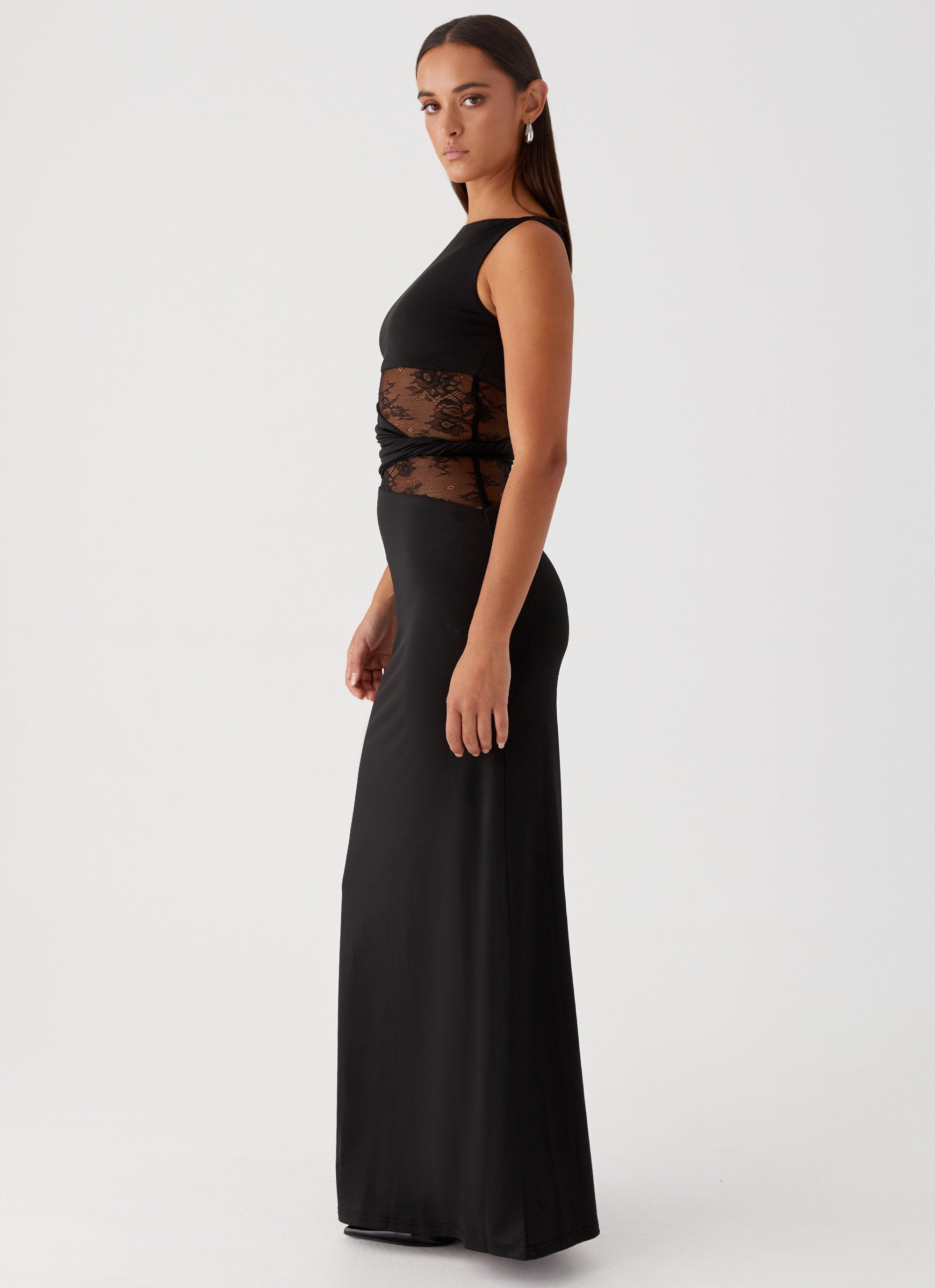 Selene Black Maxi Dress