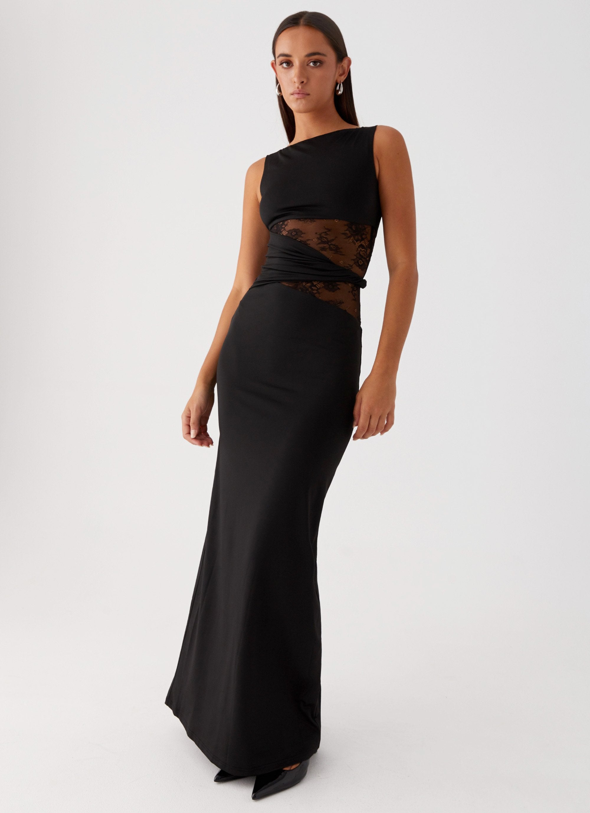 Selene Black Maxi Dress