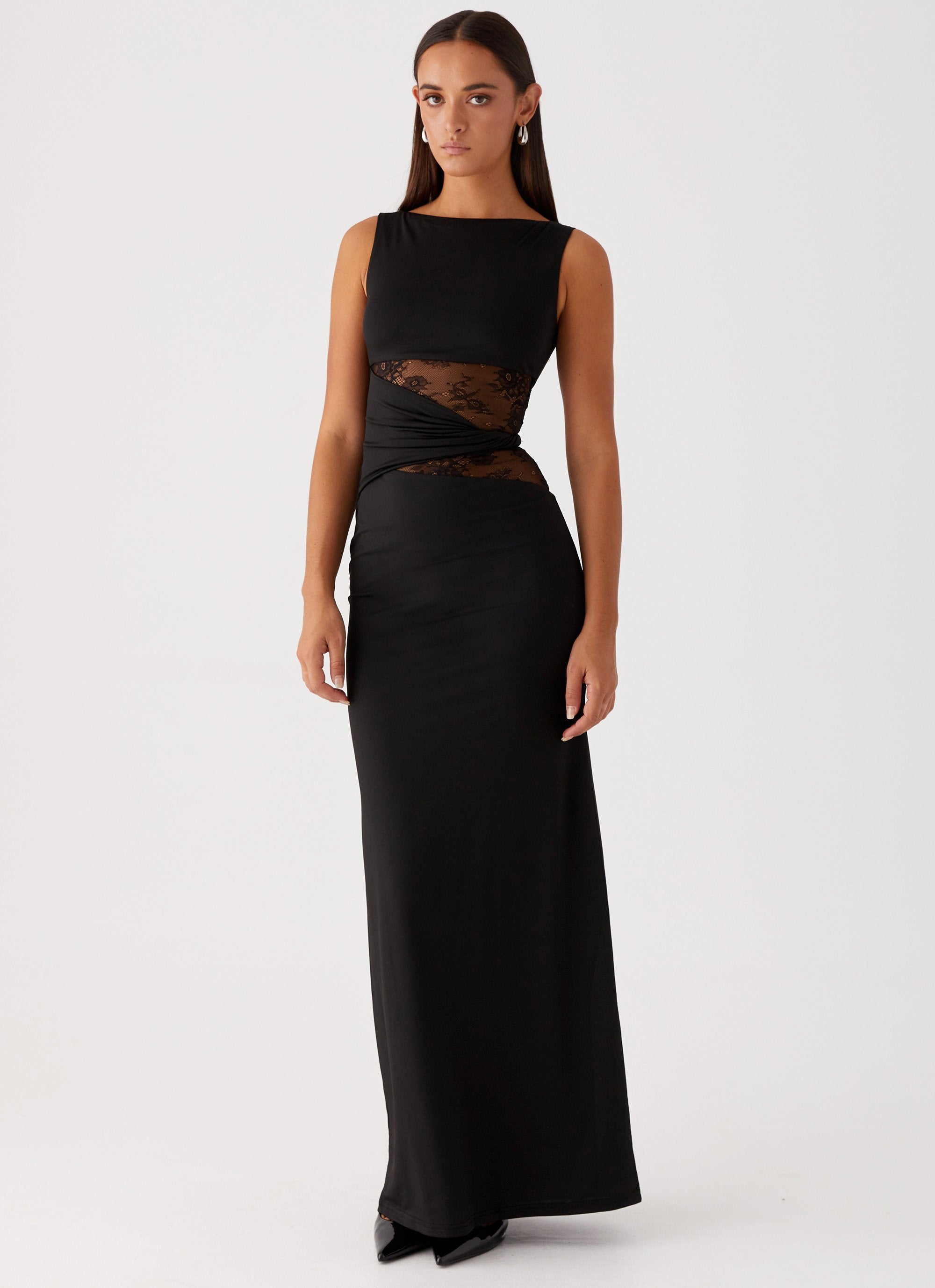 Selene Black Maxi Dress