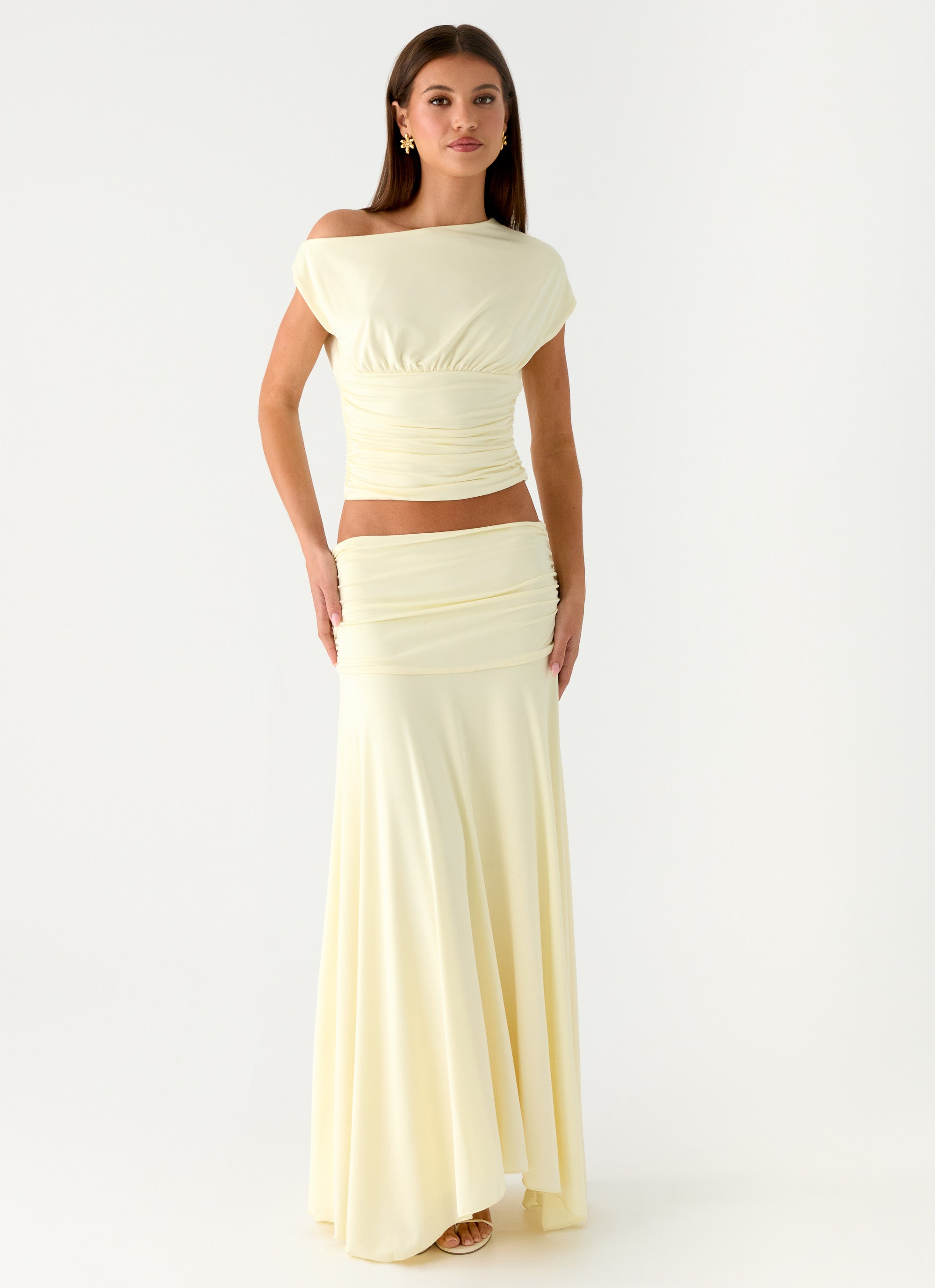 Aveline Ruched Maxi Ensemble