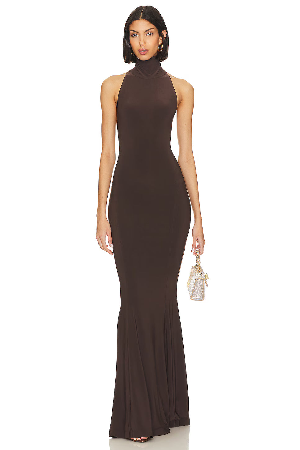 Selestia Halter Fishtail Gown