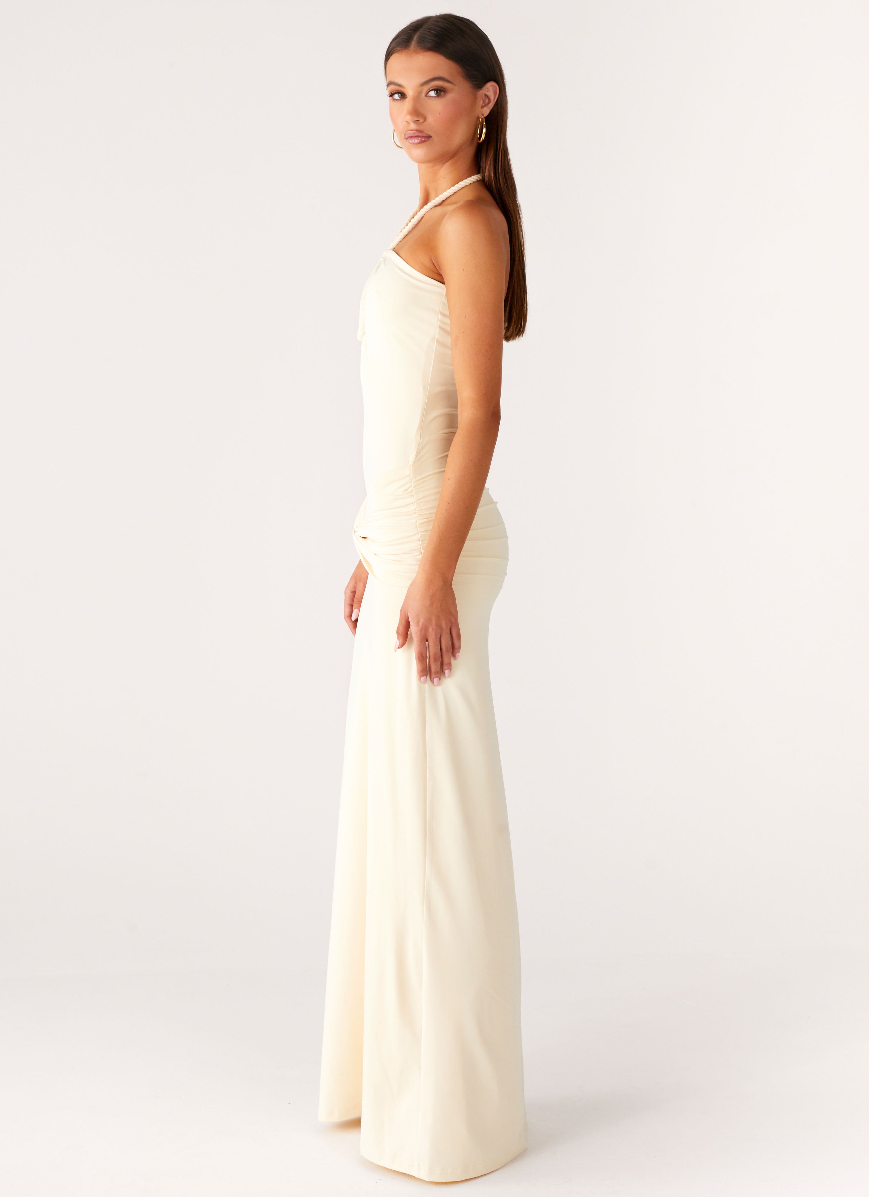 Isolde Ivory Maxi Dress