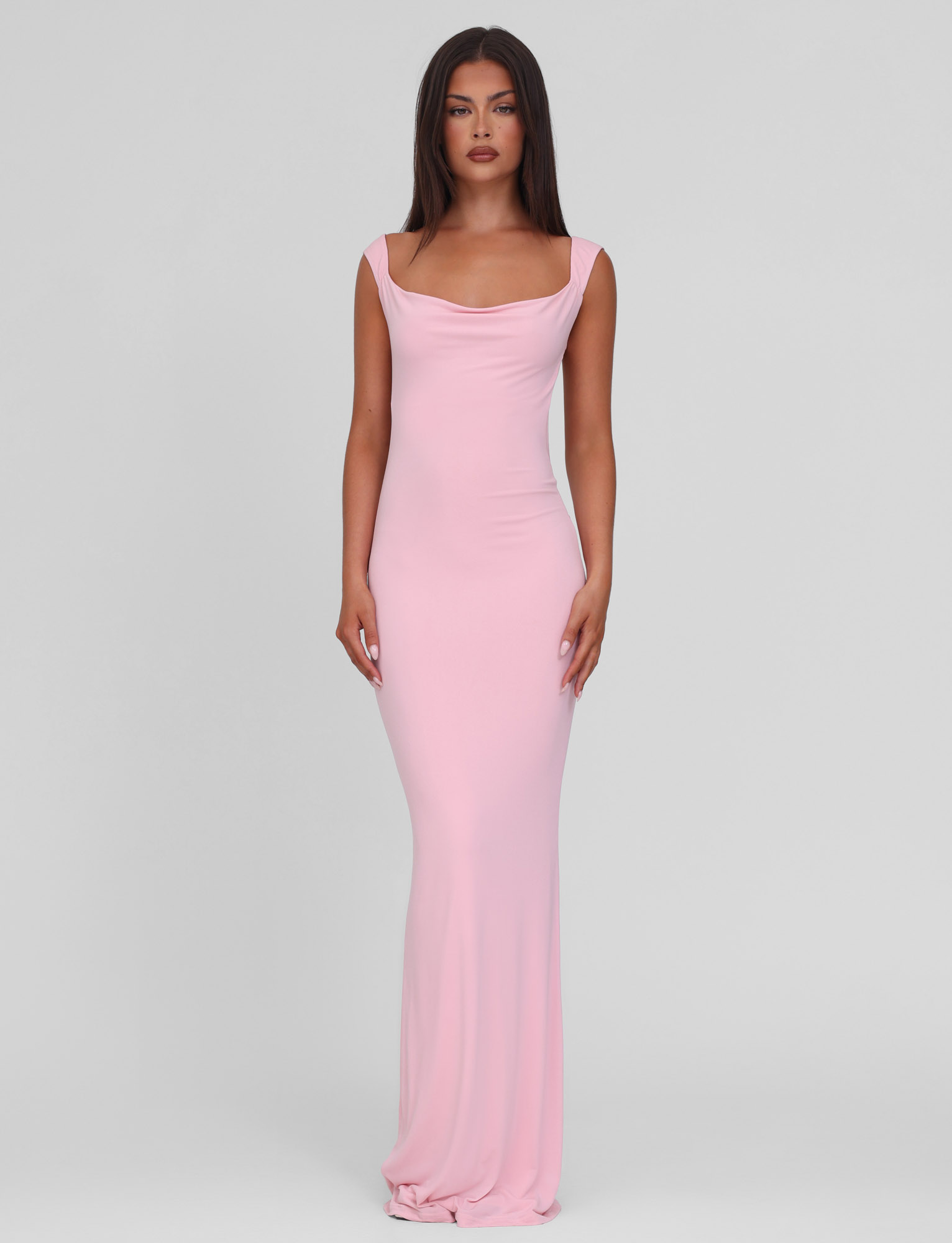 Zaria Bow Back Maxi Dress