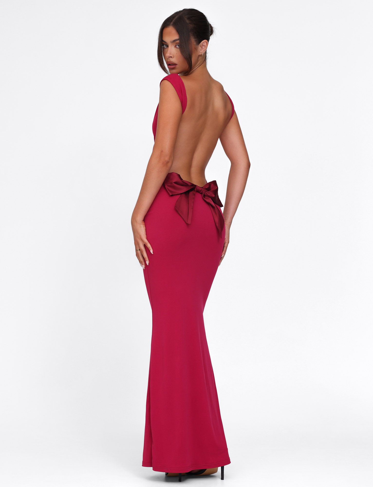 Zaria Bow Back Maxi Dress
