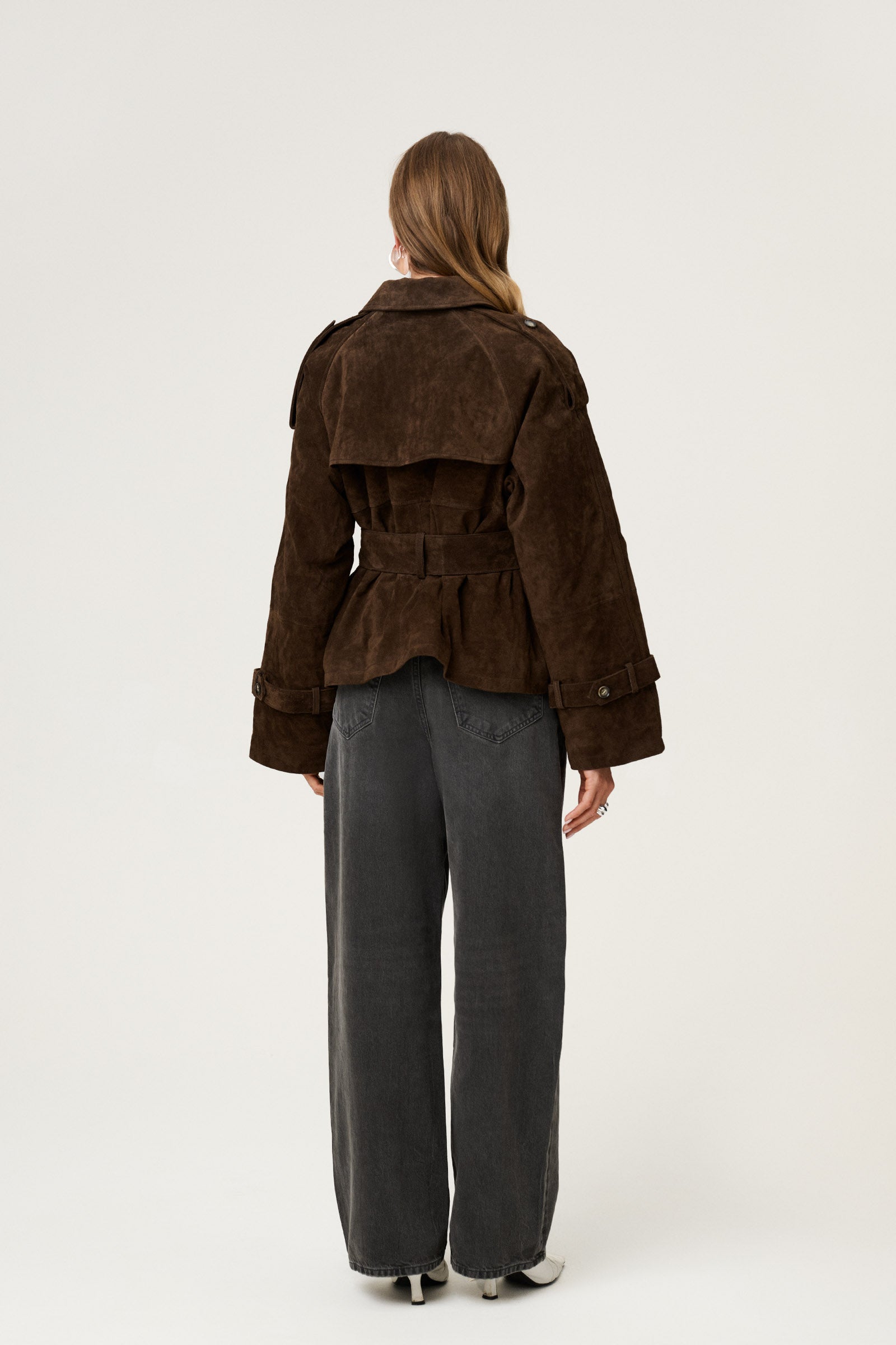Aveline Cropped Trench Coat