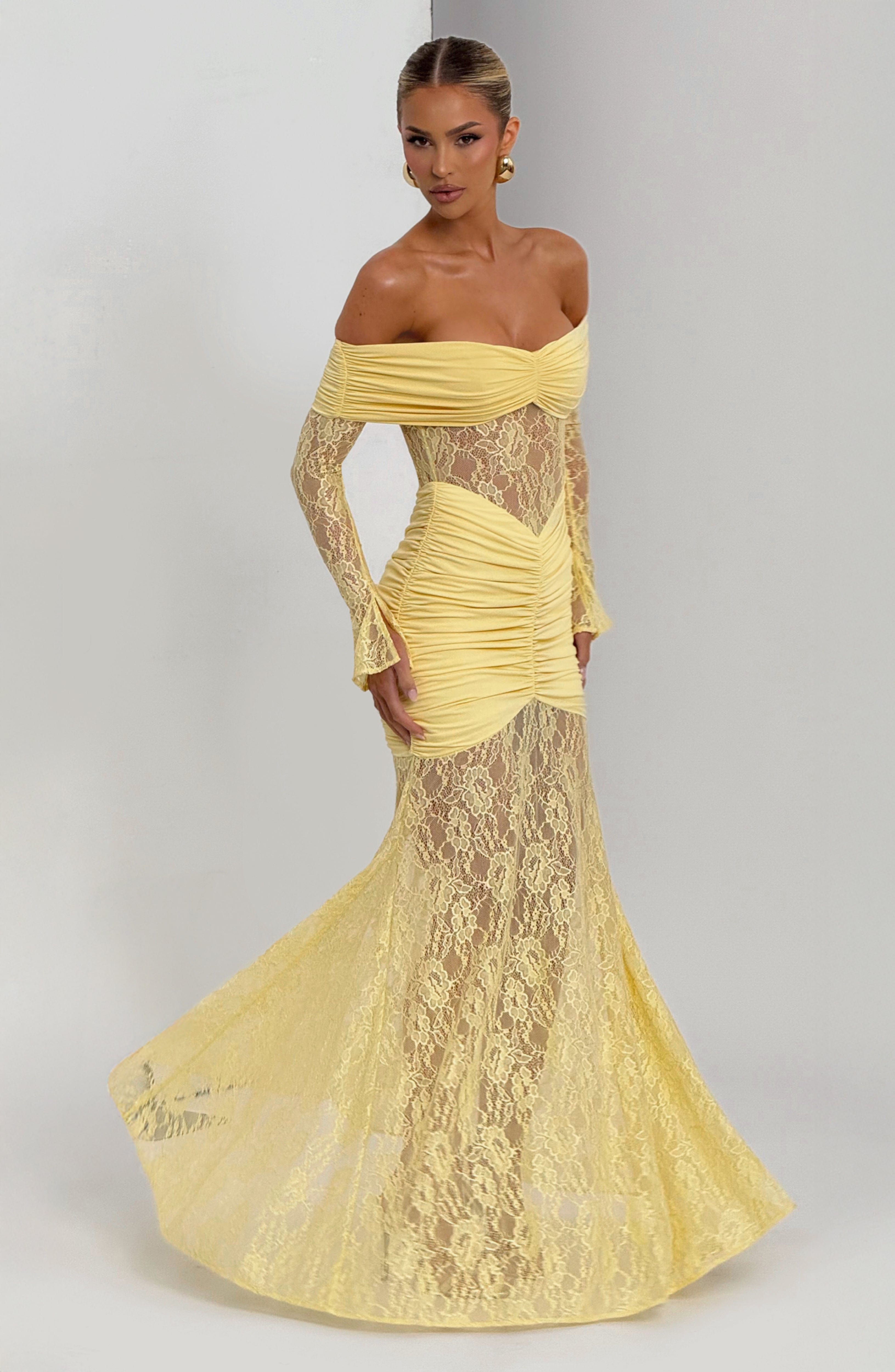Aurelia Yellow Maxi Dress