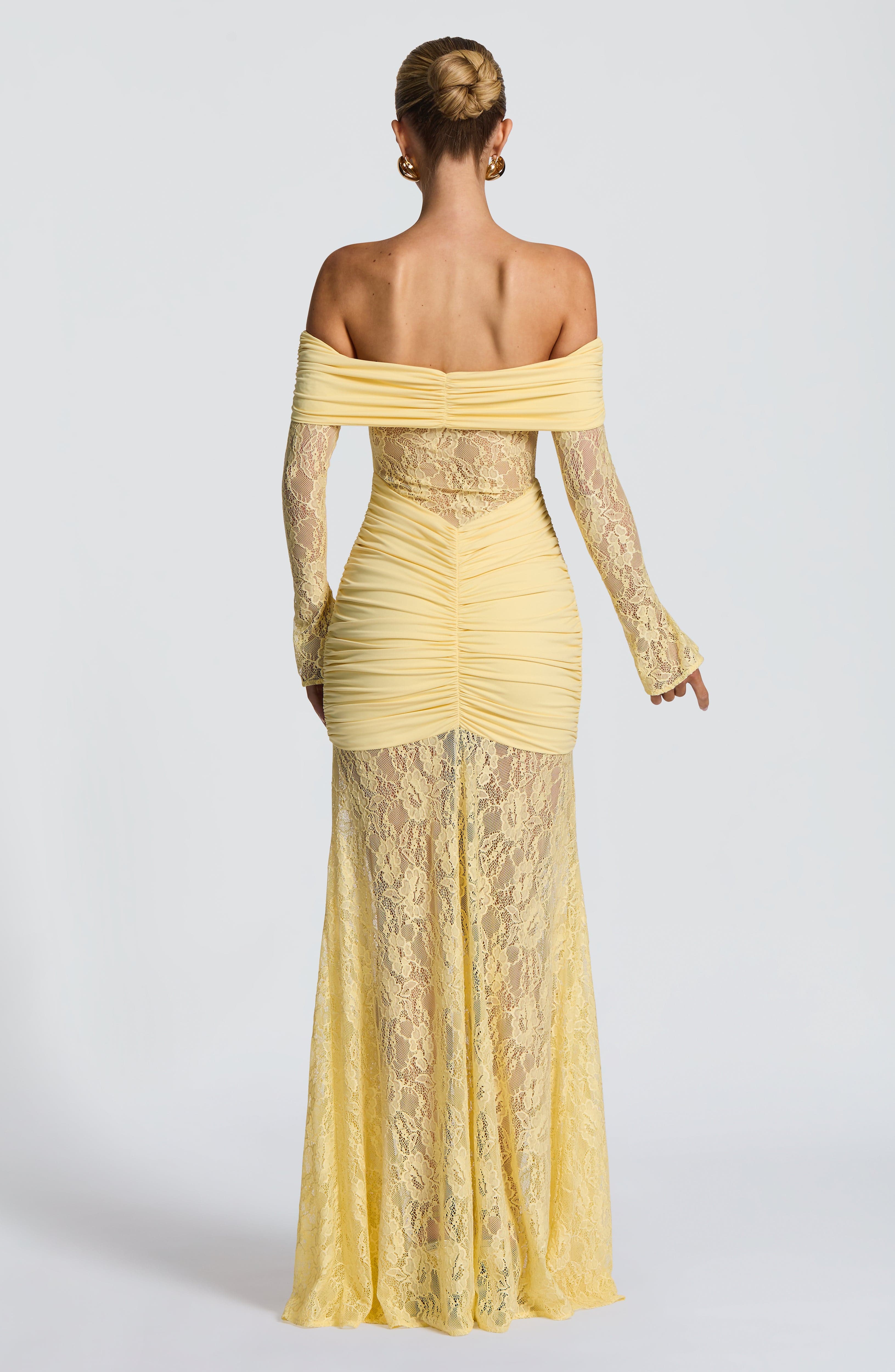 Aurelia Yellow Maxi Dress
